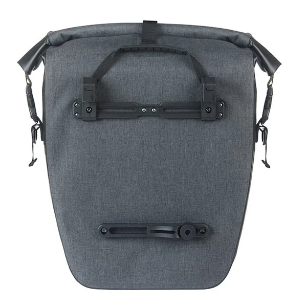 Torba za kolo Basil Navigator Storm L - single bag MIK Hooks - 25-31L - črna