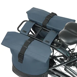 Torba za kolo Basil Cove - double pannier bag - 28–32L - navy/black