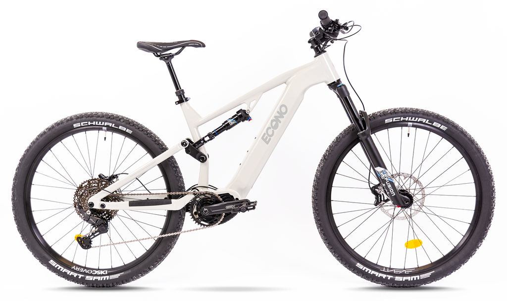 Electric bike ECONO Pantera C8 140 Grey (XL, 520Wh (15Ah))