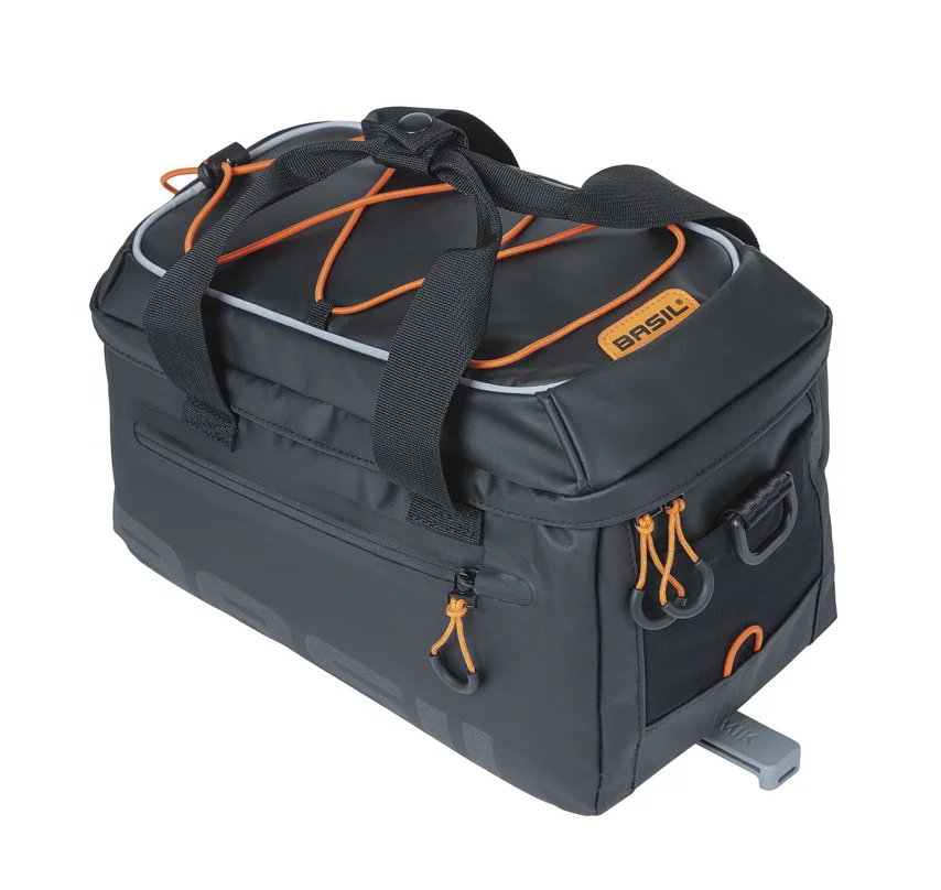 Bike bag Basil Miles Tarpaulin (trunkbag) MIK 7L black/orange