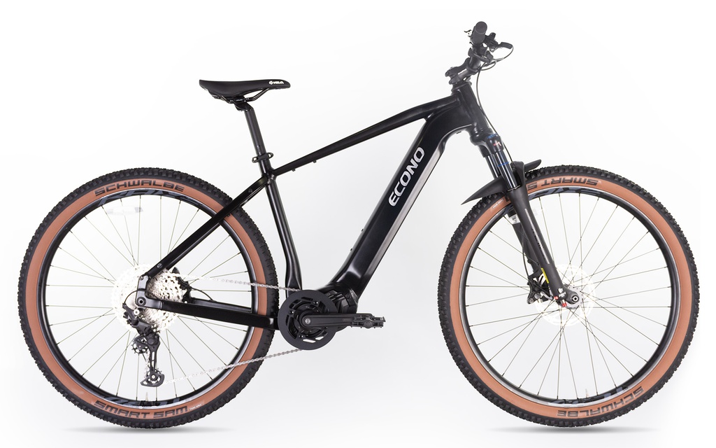 Electric bike ECONO Gams MTB 29 C6 Matt black 2026 (M, 520Wh (15Ah))