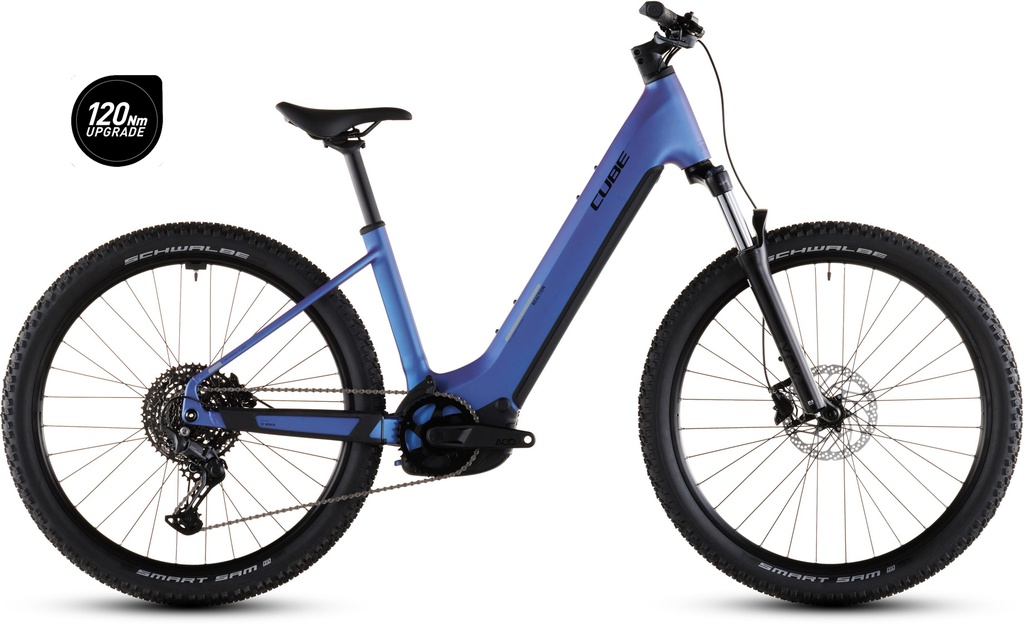 Electric bike Cube Reaction Hybrid ONE 800 blueiris´n´reflect Easy Entry 2026