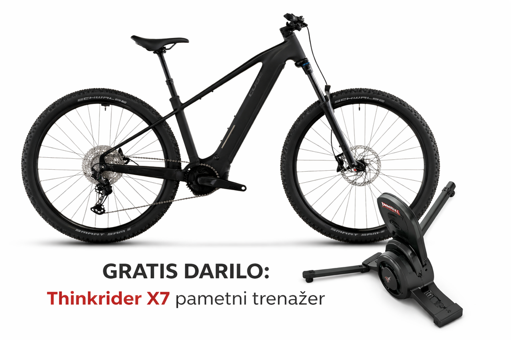 Electric bike Cube Reaction Hybrid Pro 800 blackline 2026 + THINKRIDER X7
